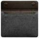 Чехол-конверт BlankNote для MacBook 14″ кожа + фетр темно-коричневый Crazy Horse 52090 - изображение 3