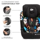 Автокрісло Kinderkraft Comfort Up i-Size 9-36 кг текстиль чорний з малюнком 61,5-84х44х49 см - зображення 5