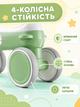 Детский балансирный велосипед велобег 4-колесный 60×28×43 см со светом и звуком до 30 кг зеленый (49676153) - изображение 5