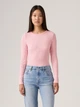 Лонгслив длинный женский Levi's 852213258 M Розовый (1160263870) - изображение 1