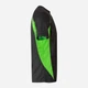 Футболка спортивная длинная мужская Velilla 105501_00/25 L Black/Lime Green (8434455551268) - изображение 3