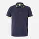 Поло длинное мужское Velilla 105505_61/20 2XL Navy Blue/Hi-Vis Yellow (8435011470368) - изображение 1