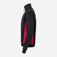 Толстовка на флисе, на молнии мужская Velilla 105704_00/12 S Black/Red (8434455520219) - изображение 3