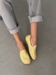 Жіночі лофери barefoot з перфорацією шкіряні жовті розмір 37 - изображение 12