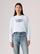 Свитшот на флисе женский Levi's 342434131 XL Голубой (1160260419) - изображение 3