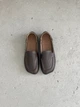 Жіночі лофери barefoot з перфорацією шкіряні коричневі розмір 37 - изображение 8