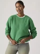Світшот на флісі жіночий Levi's 863487103 XS Зелений (1160262473) - зображення 1