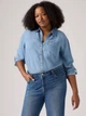 Сорочка джинсова жіноча Levi's 143184980 S Синя (1160268352) - зображення 4