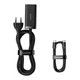 Мережевий зарядний пристрій Baseus GaN3 Pro Desktop Fast Charger 2U+2C 100W EU Black - изображение 3
