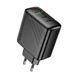 Мережевий зарядний пристрій HOCO CS26A Article PD45W(2C1A) charger Black - зображення 1