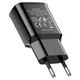 Мережевий зарядний пристрій HOCO C88A Star round dual port charger 12W Black - зображення 3