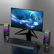 Комп'ютерна колонка Hoco DS14 RGB Rhythmic Spectrum desktop speaker AUX Mic 10W Black - зображення 6