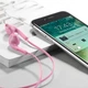 Дротові навушники HOCO M39 Rhyme sound earphones with microphone Pink - изображение 3