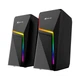 Комп'ютерна колонка XTRIKE ME SK-503 wired Speaker RGB 6W Black - зображення 1