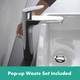 Смеситель для раковины HANSGROHE Focus ComfortZone 31608000 с донным клапаном - изображение 17