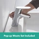 Смеситель для раковины HANSGROHE Focus E2 31730000 с донным клапаном - изображение 15