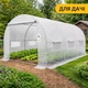 Садовая теплица ProDobro Garden 10 м² стальная 400х250х200 см белая - изображение 7