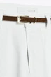 Прямі білі джинси з ременем Zara 3283/157 36 - изображение 8