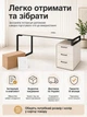 Комп’ютерний письмовий робочий стіл Meblikom L160b сосна лофт белая чорний коричневий білий 120 см 135 см 160 см, чорний хром металевий каркас, стільниця 18 мм, для дому та офісу - зображення 10