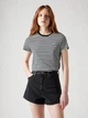 Футболка хлопковая женская Levi's 936464215 L Черная/Белая (1160268857) - изображение 3
