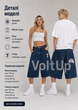 Шорты JNCO Baggy денимовые синие - широкие джинсовые Джинсо на лето, размер S - изображение 3