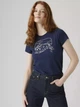 Футболка хлопковая женская Levi's 377725340 S Синяя (1160255576) - изображение 1
