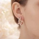 Сережки "Метелики" з фіанітами Xuping - изображение 3