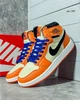 Кросівки чоловічі NK Jordan Retro 1 Hight 41 (25.5 см) Orange Yellow Navy (арт 1387) - зображення 4