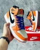 Кросівки чоловічі NK Jordan Retro 1 Hight 41 (25.5 см) Orange Yellow Navy (арт 1387) - зображення 6