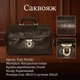 Саквояж из натуральной кожи Tony Perotti Italico 8051 (bg906fash26) Коричневый - изображение 3