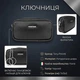 Ключница Tony Perotti из натуральной кожи New Contatto 3188 nero (bg904fash56) Черная - изображение 3