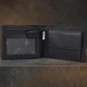 Мужское портмоне Tony Perotti натуральная кожа Cortina 5053 nero (bg901fash25) Черное - изображение 4