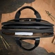 Мужской портфель из натуральной кожи Italico 7044-40 nero Черный 40x30x9 см TONY PEROTTI 000348305 - изображение 6