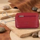 Ключница Tony Perotti натуральная кожа Cortina 5069 rosso (90295) Красная - изображение 2
