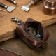 Ключница на молнии Tony Perotti из натуральной кожи Italico 109 (bg904fash58) Коричневая - изображение 4