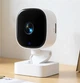 WiFi міні камера IP відеоспостереження Full HD 1080P бездротова смарт відеокамера з нічним баченням та з двостороннім аудіо зв'язком відеозапис запис звуку на карту пам’яті microSD віддалений доступ онлайн зі смартфона для дому офісу Біла - зображення 2