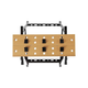 Складной рабочий верстак грузоподъемностью до 100 кг, универсальный стол-тиски для столярных и слесарных работ, зажим деталей длиной до 27 см, верстак для мастерской, гаража, дома, ремонта, монтажа, деревообработки и металлообработки - изображение 6