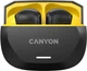 Наушники Canyon Hexagon 7 TWS ANC+ENC Wireless Charge Black Yellow (CNS-TWS7BY) - изображение 3