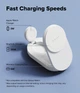 Док-станция Ringke Qi2 25W 3-in-1 Magnetic Wireless Charging folding Stand Charger White (CS1202RS) - изображение 5