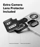 Защитное стекло на камеру Ringke Camera Lens Frame Glass 2-pack для Nothing Phone (4a) Pro Black (CLF1G1291) - изображение 5