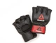 Рукавиці для тренінгу MMA Gloves Leather чорний, червоний Уні XL RSCB-10340RDBK XL - зображення 1