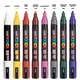 Набор маркеров UNI набор POSCA Dark Color, 1,8-2,5 мм, 8 шт (PC-5M DARK COLOR 8C) - изображение 3