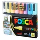 Набор маркеров UNI набор POSCA Soft Color, 1,8-2,5 мм, 8 шт (PC-5M SOFT COLOR 8C) - изображение 1