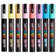 Набор маркеров UNI набор POSCA Soft Color, 1,8-2,5 мм, 8 шт (PC-5M SOFT COLOR 8C) - изображение 2