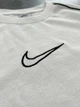 Костюм чоловічий базовий шорти і футболка з вишивкою Nike білий L - зображення 3