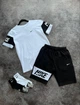 Костюм чоловічий шорти і футболка Nike і 2 пари шкарпеток білий M - изображение 1