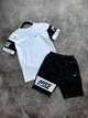 Костюм чоловічий шорти і футболка Nike і 2 пари шкарпеток білий M - изображение 3