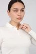 Поло з довгим рукавом жіноче YUKI молочний 44 ЦБ-00287462 - зображення 4
