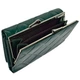 Гаманець жіночий натуральна шкіра Genuine Leather зелений 41088 green - изображение 2