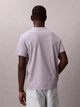 Футболка хлопковая длинная мужская Calvin Klein 4RF835G(Lilac Gray) M Лиловая (199155934473) - изображение 2